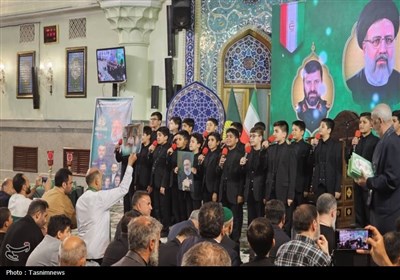 سالگرد شهدای خدمت در حرم حضرت عبدالعظیم(ع)