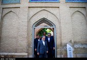 بازدید وزیر امور خارجه از آرامگاه حافظ و سعدی شیرازی