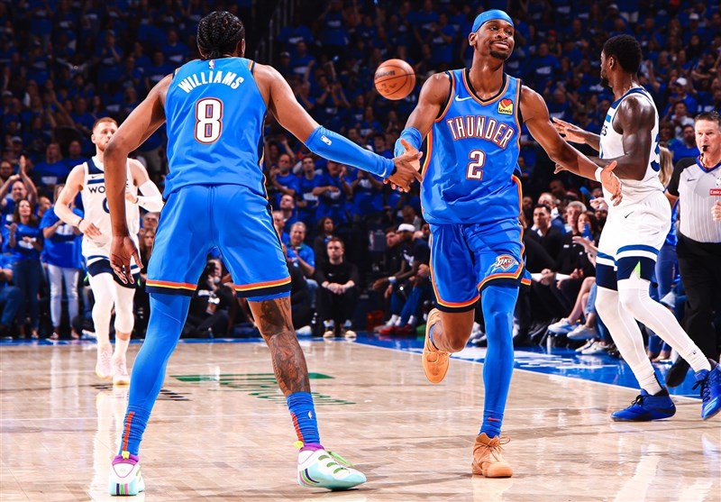  دومین پیروزی اوکلاهما با درخشش MVP لیگ NBA 