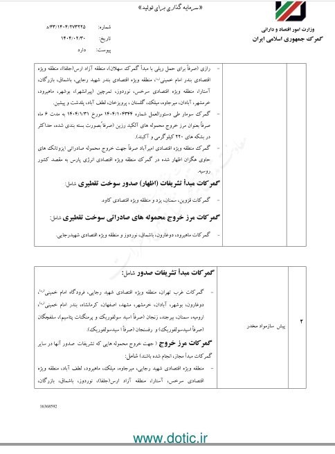 صادرات غیرنفتی , 