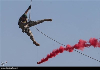 بازدید امیر ایرانی ازپادگان تکاوران نیروی دریایی ارتش