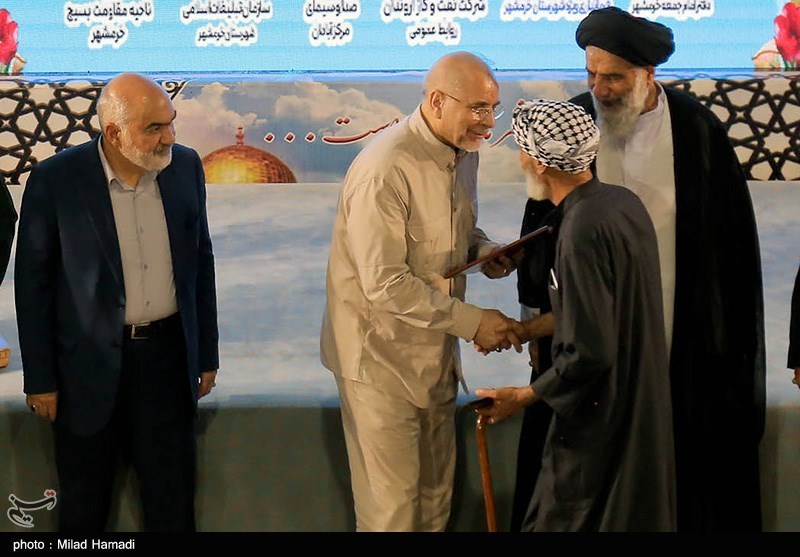 مراسم سالروز فتح خرمشهر با حضور رئیس مجلس- عکس استانها تسنیم