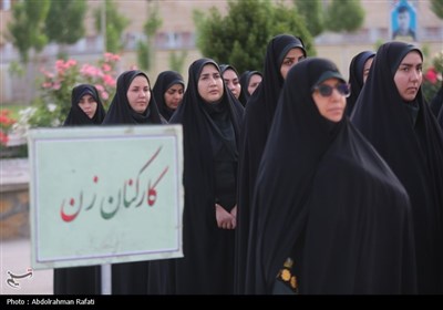 مراسم صبحگاه مشترک نیروهای‌ مسلح - همدان