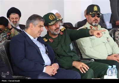 صبحگاه مشترک نیروهای مسلح در استان مرکزی