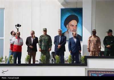 صبحگاه مشترک نیروهای مسلح در استان مرکزی