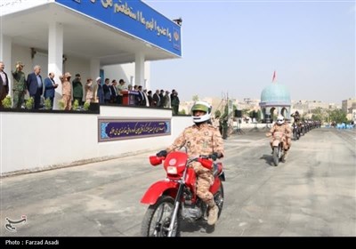 صبحگاه مشترک نیروهای مسلح در استان مرکزی
