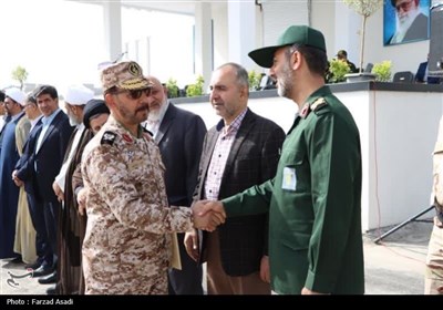صبحگاه مشترک نیروهای مسلح در استان مرکزی