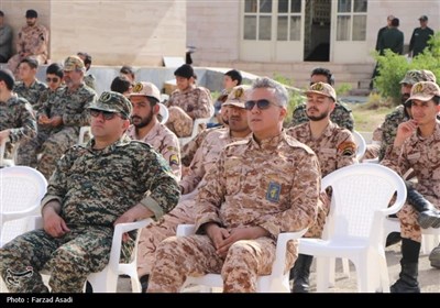 صبحگاه مشترک نیروهای مسلح در استان مرکزی
