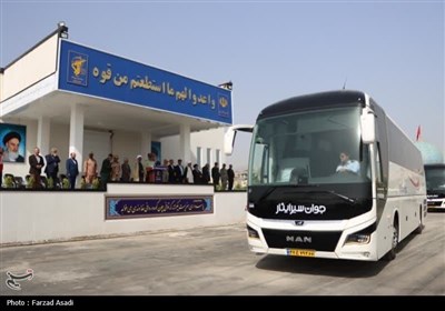 صبحگاه مشترک نیروهای مسلح در استان مرکزی