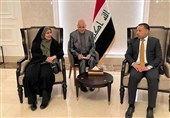 وزیرة الطرق الإیرانیة تصل إلى العراق