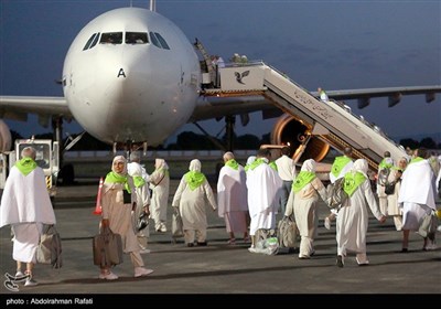 همدان،فرودگاه،زائران،پرواز،خرداد،اعزام،روز،پروازهاي،ساعات،صب ...