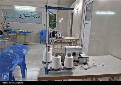 افتتاح مرکز نیکوکاری دوخت لباس امین با حضور مدیرکل کمیته امداد