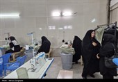 افتتاح مرکز نیکوکاری دوخت لباس امین با حضور مدیرکل کمیته امداد