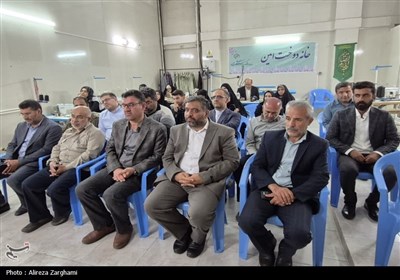 افتتاح مرکز نیکوکاری دوخت لباس امین با حضور مدیرکل کمیته امداد