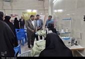 افتتاح مرکز نیکوکاری دوخت لباس امین با حضور مدیرکل کمیته امداد
