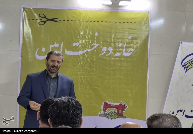 افتتاح بخش کارگاهی مرکز نیکوکاری امین در قزوین