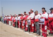 مانور زلزله 7.1 ریشتری در کرمانشاه برگزار شد