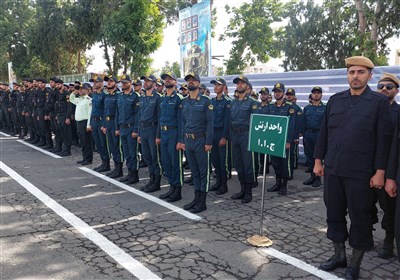 صبحگاه مشترک نیروهای مسلح استان البرز