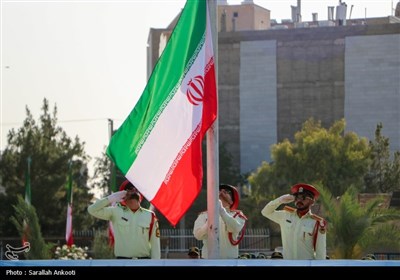صبحگاه مشترک نیروهای مسلح در کرمان