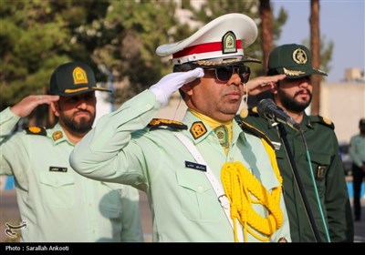 صبحگاه مشترک نیروهای مسلح در کرمان