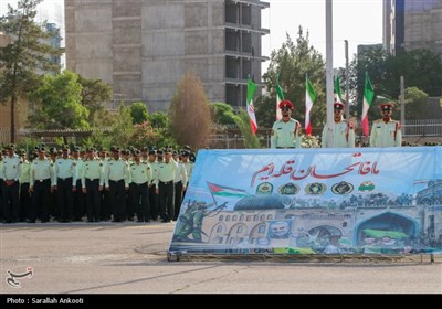 صبحگاه مشترک نیروهای مسلح در کرمان