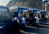 تردد حجاج ایرانی به مسجدالحرام با 200دستگاه اتوبوس اختصاصی