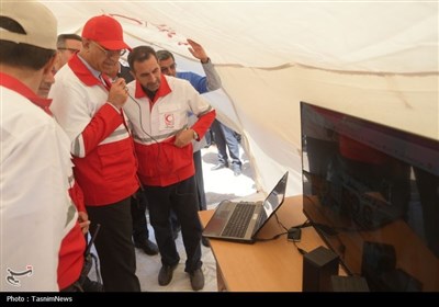 مانور امداد و نجات زلزله در کرمانشاه