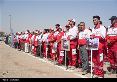 مانور امداد و نجات زلزله در کرمانشاه