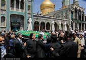 مراسم تشییع حجت الاسلام و المسلمین یوسف پور در قم