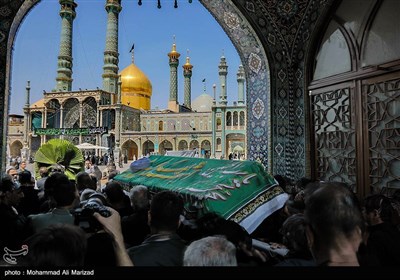 مراسم تشییع حجت الاسلام و المسلمین یوسف پور در قم