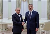 دیدار وزیر خارجه ترکیه با پوتین