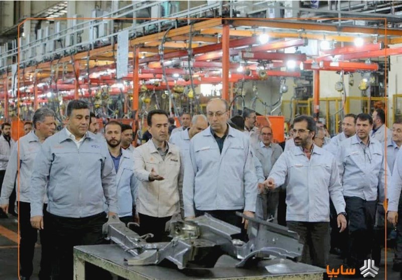 بازدید مدیرعامل سایپا از روند تولید ایدکوپرس و ایران کاوه