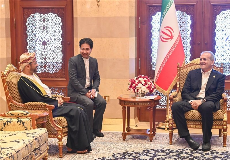 دیدار وزیر خارجه عمان با پزشکیان