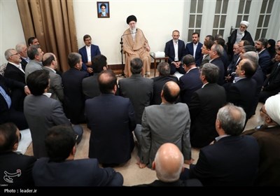 دیدار وزیر کشور و استانداران با رهبر معظم انقلاب