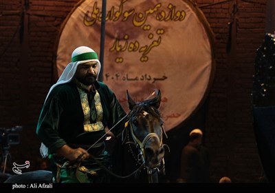 نخستین شب از دوازدهمین سوگواره ملی تعزیه ده‌زیار