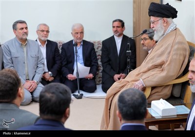 دیدار وزیر کشور و استانداران با رهبر معظم انقلاب
