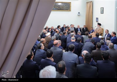 دیدار وزیر کشور و استانداران با رهبر معظم انقلاب