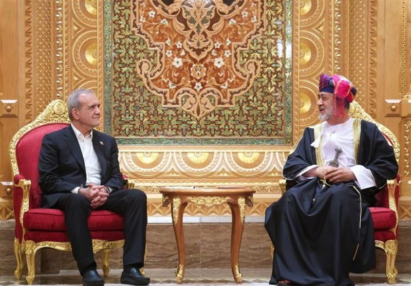دولت چهاردهم , سلطان عمان , مسعود پزشکیان | پزشکیان , رئیس جمهوری اسلامی ایران , 