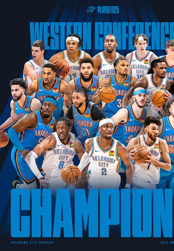پیروزی قاطع اوکلاهما سیتی تاندر در بازی دوم فینال NBA