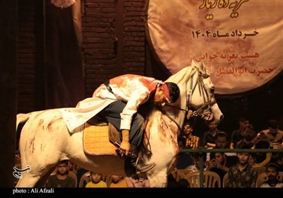 تعزیه‌خوانی یزدی‌ها در سوگواره ملی تعزیه ده‌زیار 