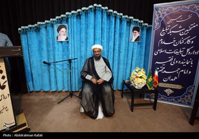 مراسم تودیع و معارفه مدیرکل تبلیغات اسلامی استان همدان