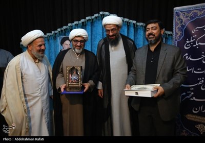 مراسم تودیع و معارفه مدیرکل تبلیغات اسلامی استان همدان