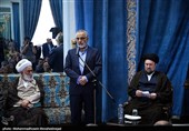 دیدار اعضای ستاد مرکزی بزرگداشت امام خمینی(س) با  حجت الاسلام و المسلمین «سید حسن خمینی» یادگار امام(ره)