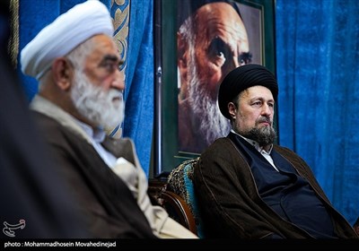 دیدار اعضای ستاد مرکزی بزرگداشت امام خمینی(س) با حجت الاسلام و المسلمین «سید حسن خمینی» یادگار امام(ره)