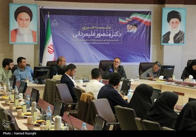 نشست خبری منصور علیمردانی نماینده مردم ابهر، خرمدره و سلطانیه در مجلس