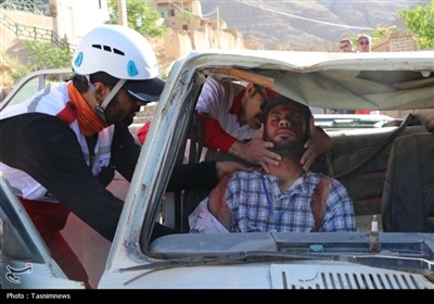 مانور،سپاه،نفر،بجنورد،امدادي،نيروهاي،حضور،تأمين،آمادگي،سناري ...