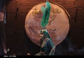 تعزیه شهادت حضرت علی‌اکبر(ع) در شب پنجم سوگواره ملی تعزیه ده زیار
