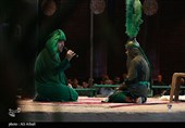 تعزیه شهادت حضرت علی‌اکبر(ع) در شب پنجم سوگواره ملی تعزیه ده زیار