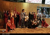 تعزیه شهادت حضرت علی‌اکبر(ع) در شب پنجم سوگواره ملی تعزیه ده زیار