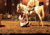 لحظه شهادت حضرت علیاکبر (ع) در سوگواره ملی تعزیه دهزیار